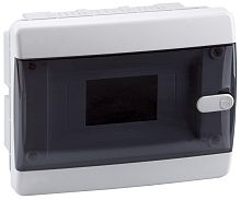 Бокс пластиковый Кэаз OptiBox ЩРВ-П-8 P-CVK-1-08-IP41 (170х218х102мм) IP40 прозрачная дверца картинка 